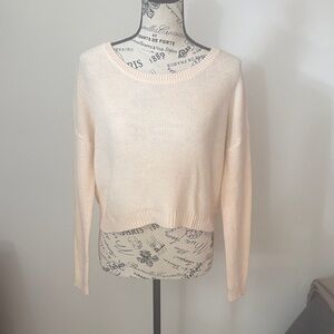 H&M Light Peach Crew Neck Sweater